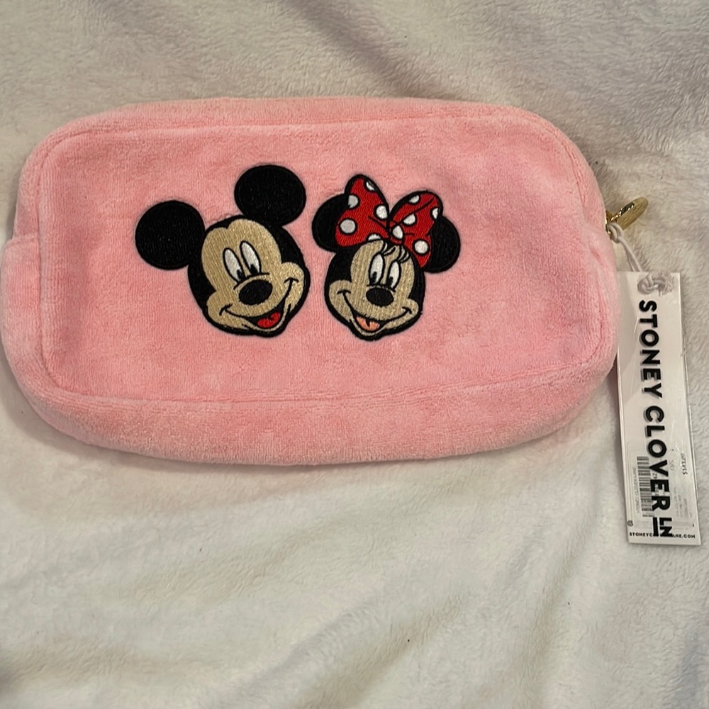 Stoney Clover Lane SCL X Fable Disney Terry Small Pouch Mickey and Minnie